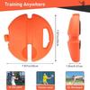 Tennis Trainer Solo Practice Device with Elastic Rope for Beginners