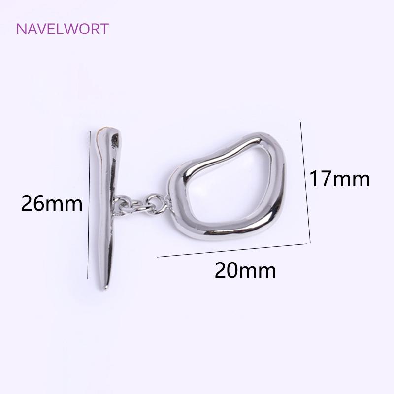 

Позолоченная 18K irregular toggle clasp для изготовления ожерелий, Круглая OT застежка из латуни, Аксессуар для DIY изготовления украшений, Оптовая продажа 1 piece
