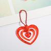Hollow Heart Pendants Photo Album Decoration Key Chain Album Pendant Keychain Keyring Bag Key Decoration