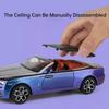 1:24 Rolls Royce Dawn Phantom Car Model Toy Simulation Convertible Sports Cars Sound Light Pull Back Models Collectible Item