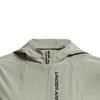 Under Armour Letter Print Zip Up Hoodie Women Gray 1377043-504
