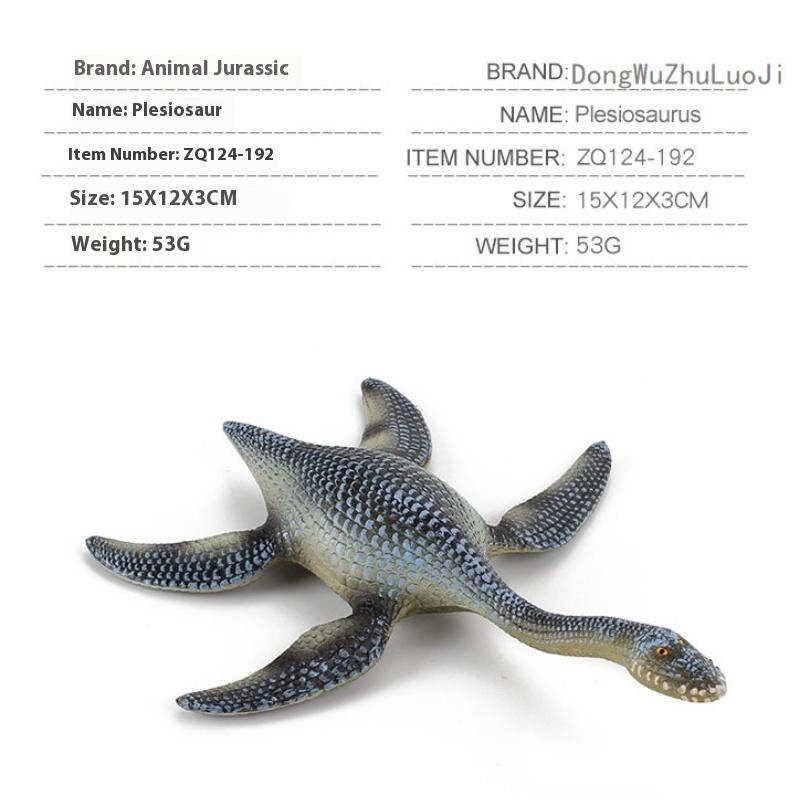 

Животное Древний Зверь Доисторическое Существо Модель Твердый Плезиозавр Глиодон Кронозавр Рука