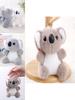 Cute Animal Plush Keychain With Cotton Filling For Girls School Bag Accessories