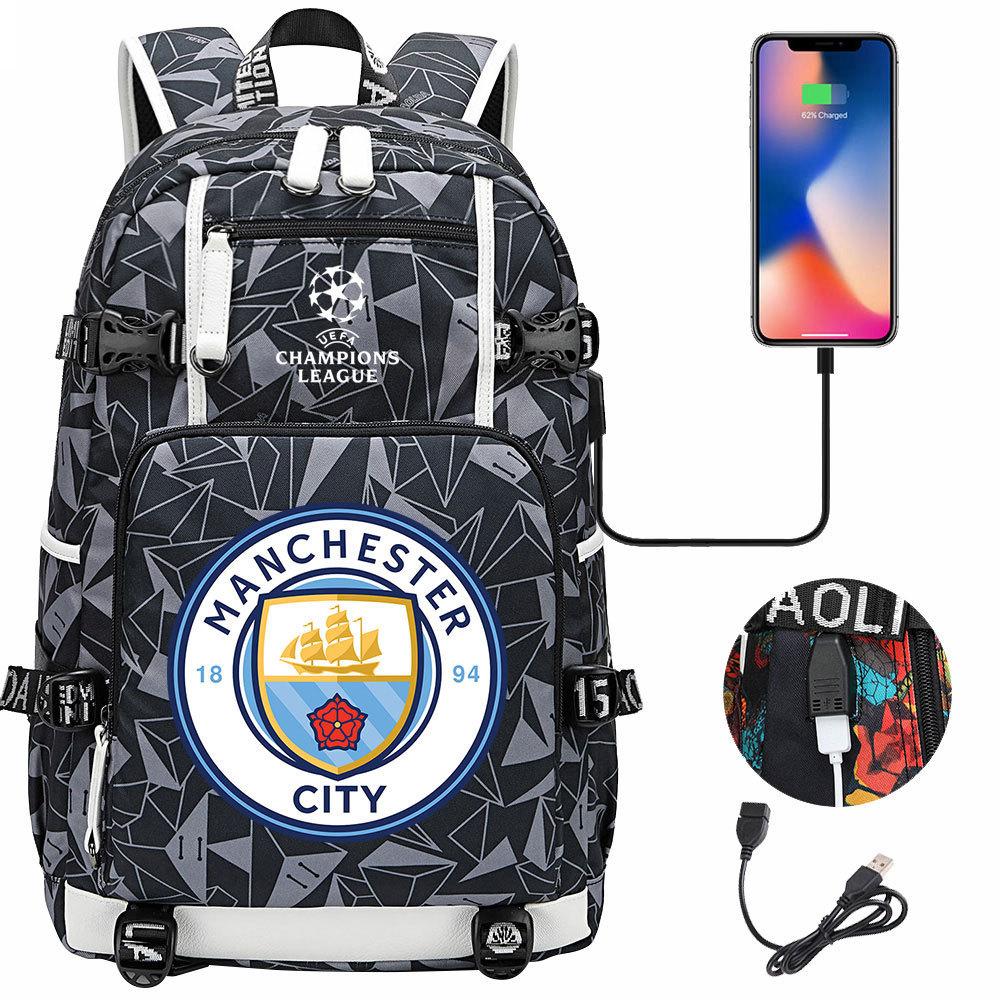 3-delige Schoolrugzakset voor Studenten Grote Capaciteit Oxford Stof Schooltas met Schouderband en Etui 47CMX30CMX15CM