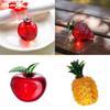 Realistic Glass Fruit Paperweight Miniature Glass Fruit Statue Tabletop Ornament Top Sale