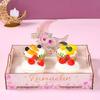 Black Gold Wooden Tray Wooden Material Serving Tray Wooden Storage Box Organizer Design Storage Function Cake Dessert Box