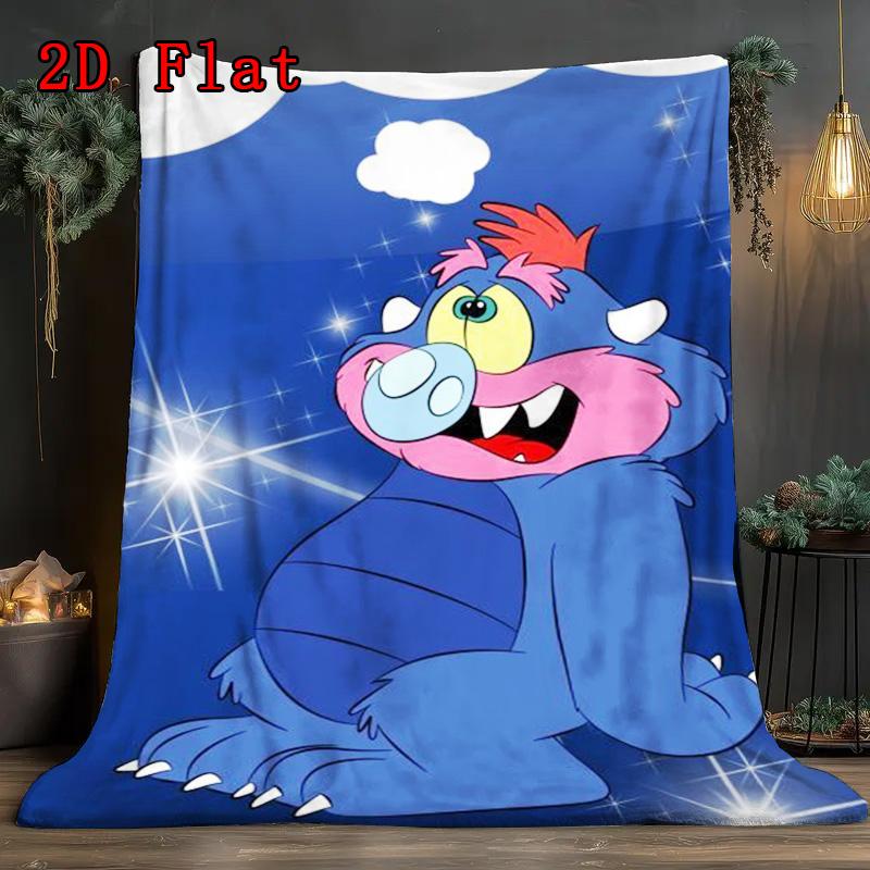 My Pet Monster 2D Flat Pattern Flannel Blanket High quality All Seasons Warmth and Comfort Perfect for Christmas Gifts.MMT0918165