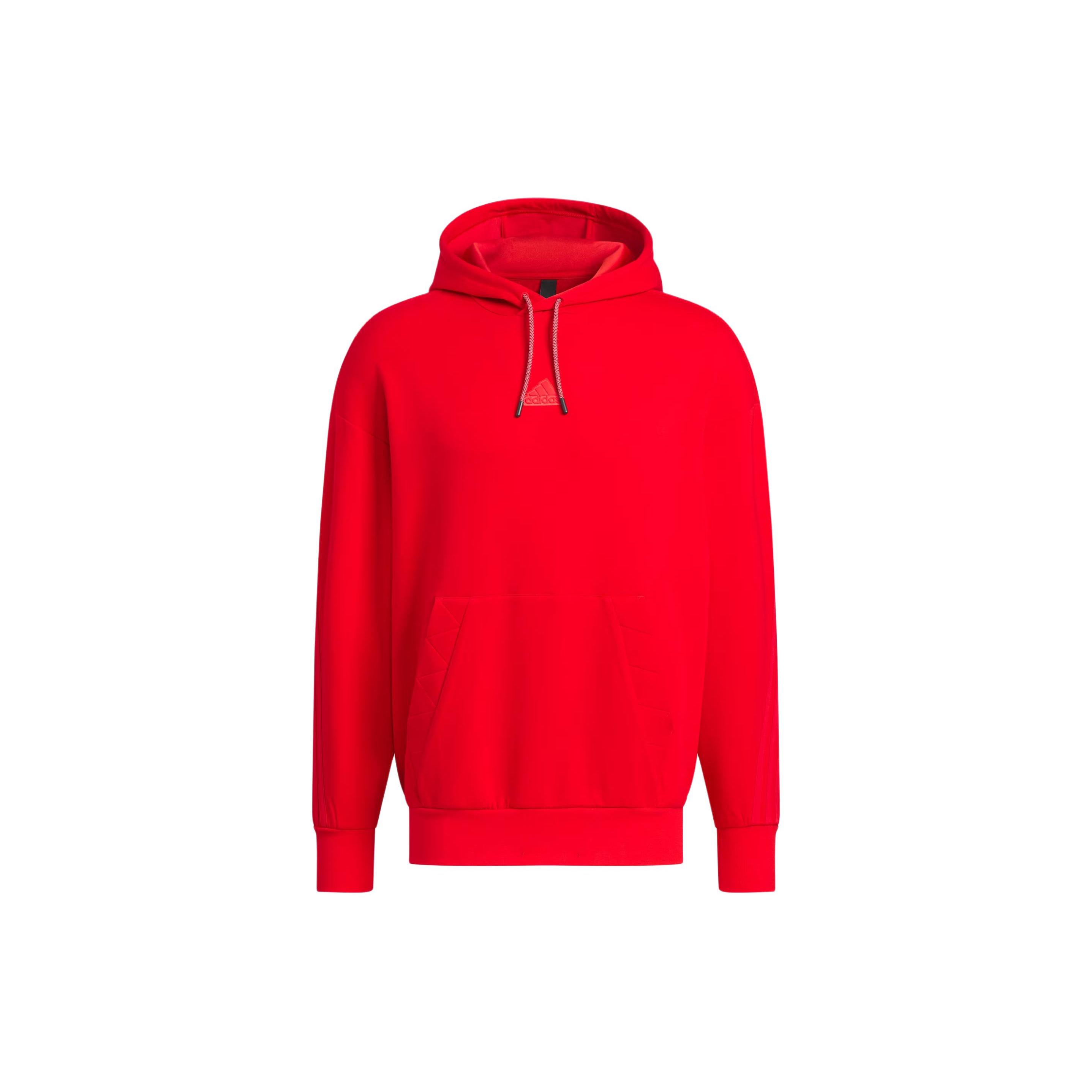 

New Adidas Future Style Hoodie Sweatshirt Unisex Light Scarlet IM9036 L