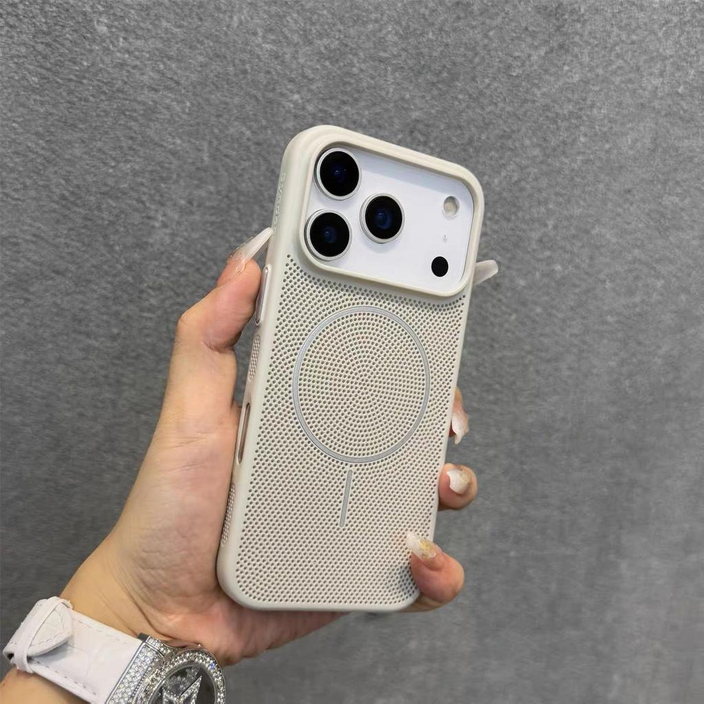 IPhone 17 Pro Max Mattes Magnetisches Case mit Wabenförmiger Wärmeableitung