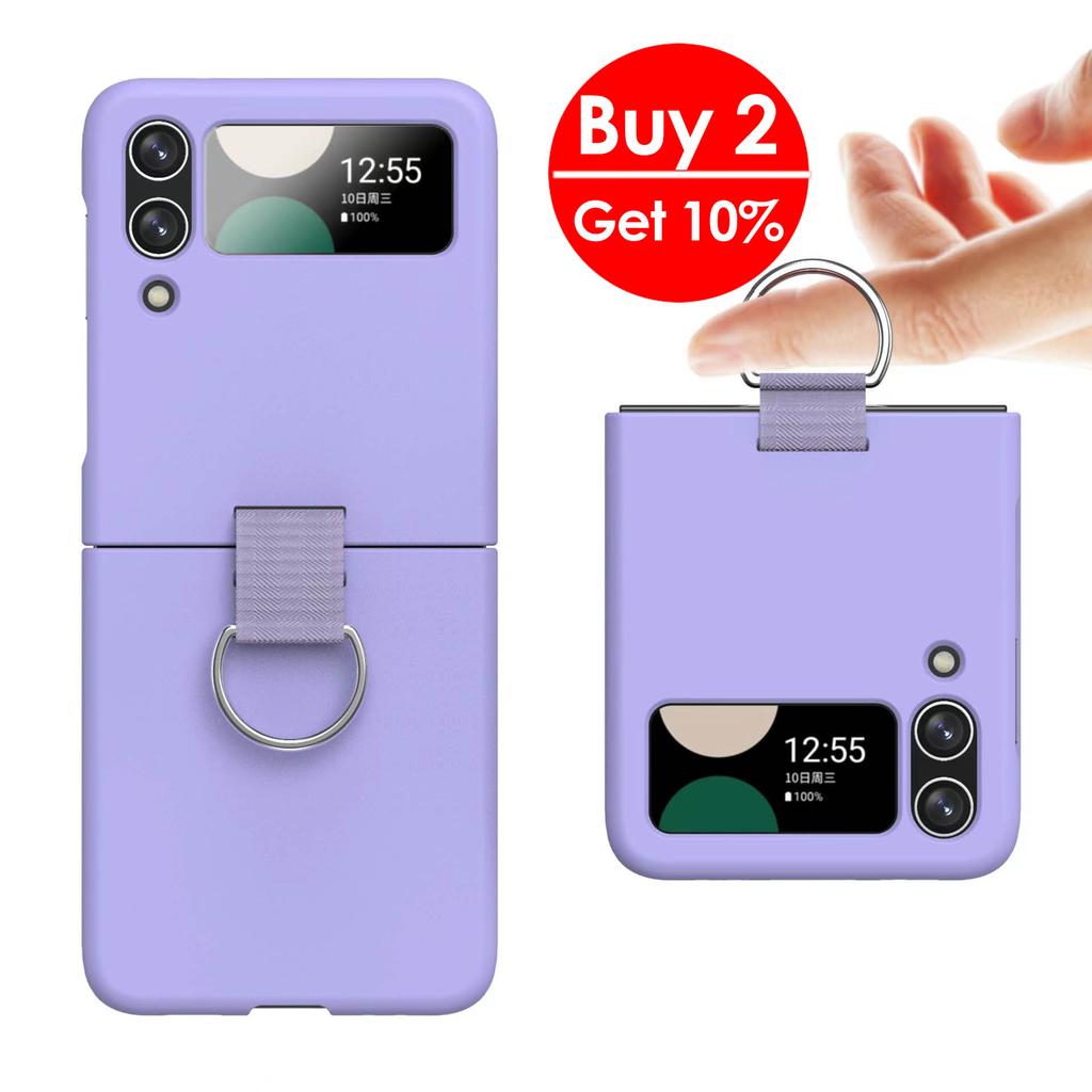 Anti-Scratch Mag Safe Ring Case for Samsung Galaxy Z Flip 3 4 5 6 5G Non-Slip Wireless Charging Cover for Samsung Z Flip3
