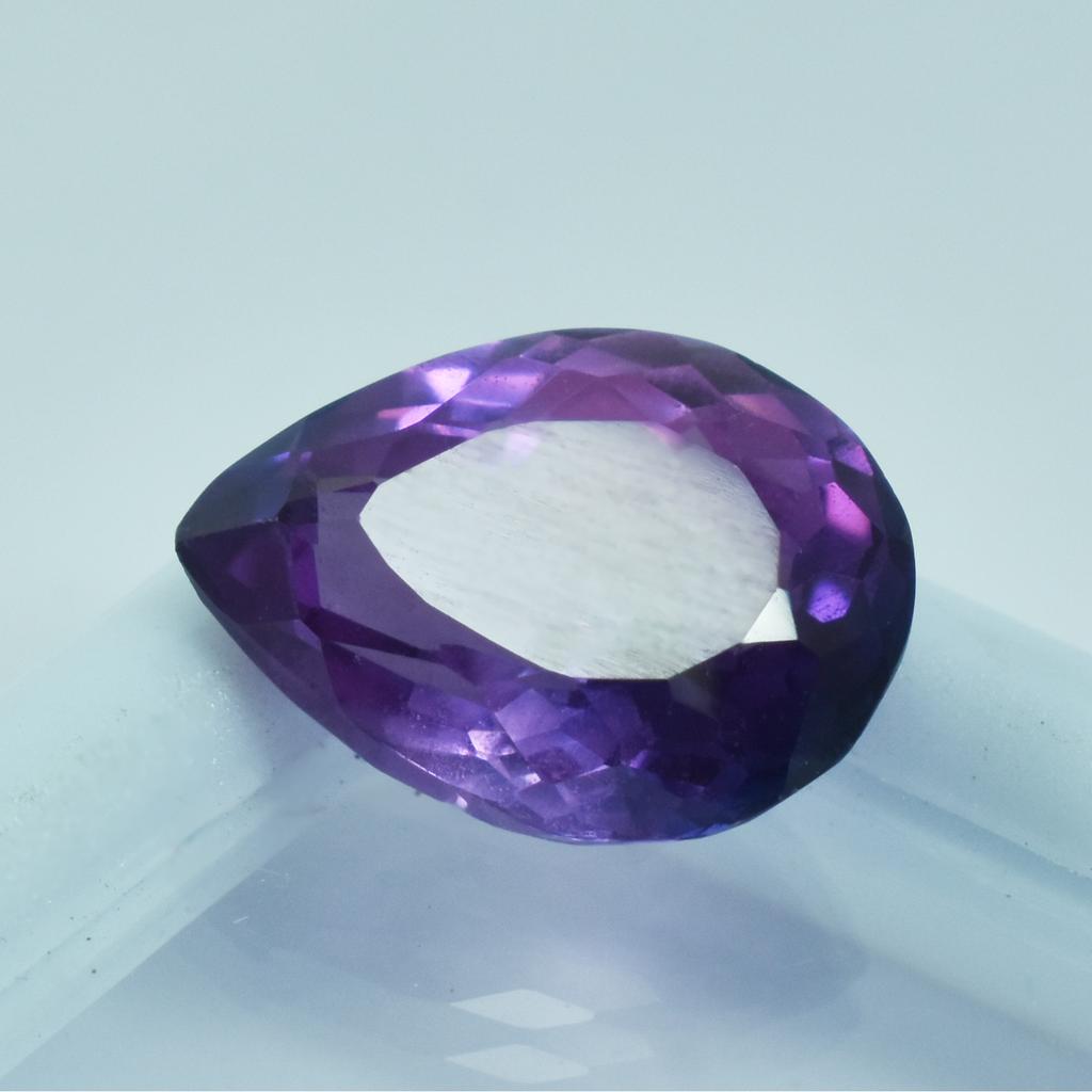 Natural Purple Sapphire Loose Gemstone Pear Cut 8.50 Ct September Birthstone for Gem Collections