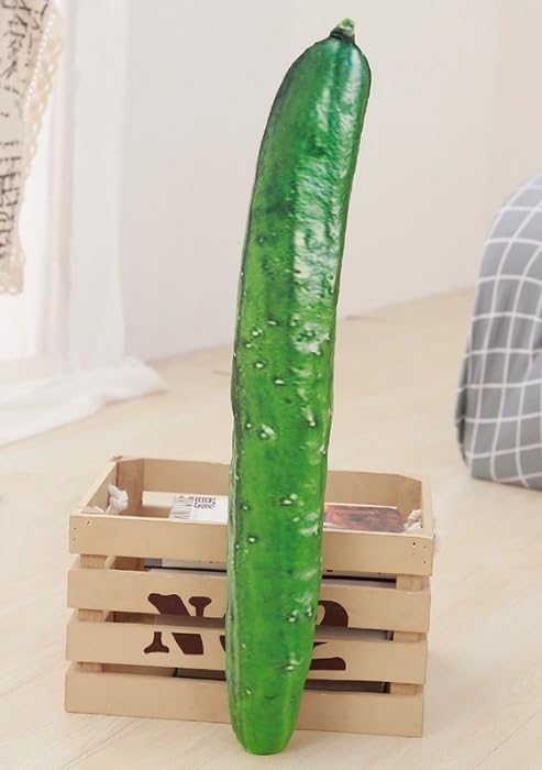 

dokidoki Cucumber Cushion, 69cm, Plush Vegetable Cushion, Realistic Vegetable, Perfect for Events, Parties, or as a Gift [Parallel Import]