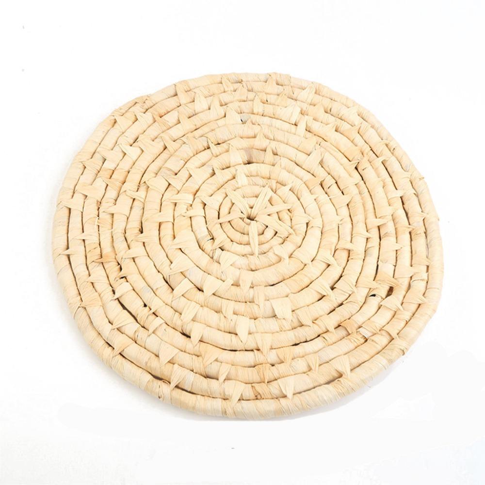 Boho Style Rattan Woven Wall Ornament Handmade Hanging Wall Plate  Home Decoration