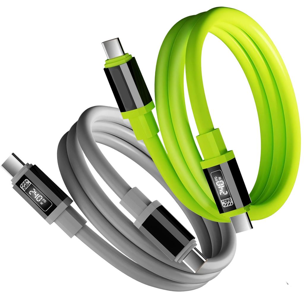 240W Type C To Type C Cable Phone Super Fast Charging Cable /Type-C Bracket Adapter For iPhone Xiaomi Samsung