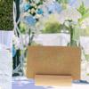 20/40/60/100PCS Wood Place Card Holders Wooden Table Number Stands Wedding Sign Rustic Message Name Display Stand Wedding