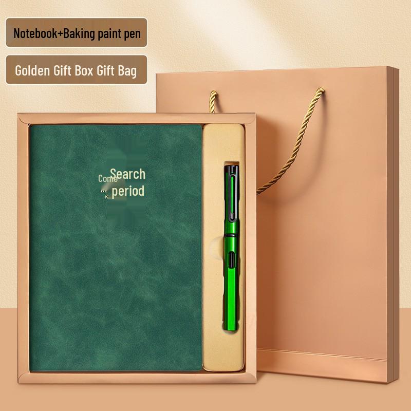 A5 Custom Logo Business Notebook Set - Premium Gift for Office Meetings