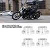 4Pcs Billet Handlebar Riser Bushing   CNC T6 Aluminium Alloy Accessory Set Kit for