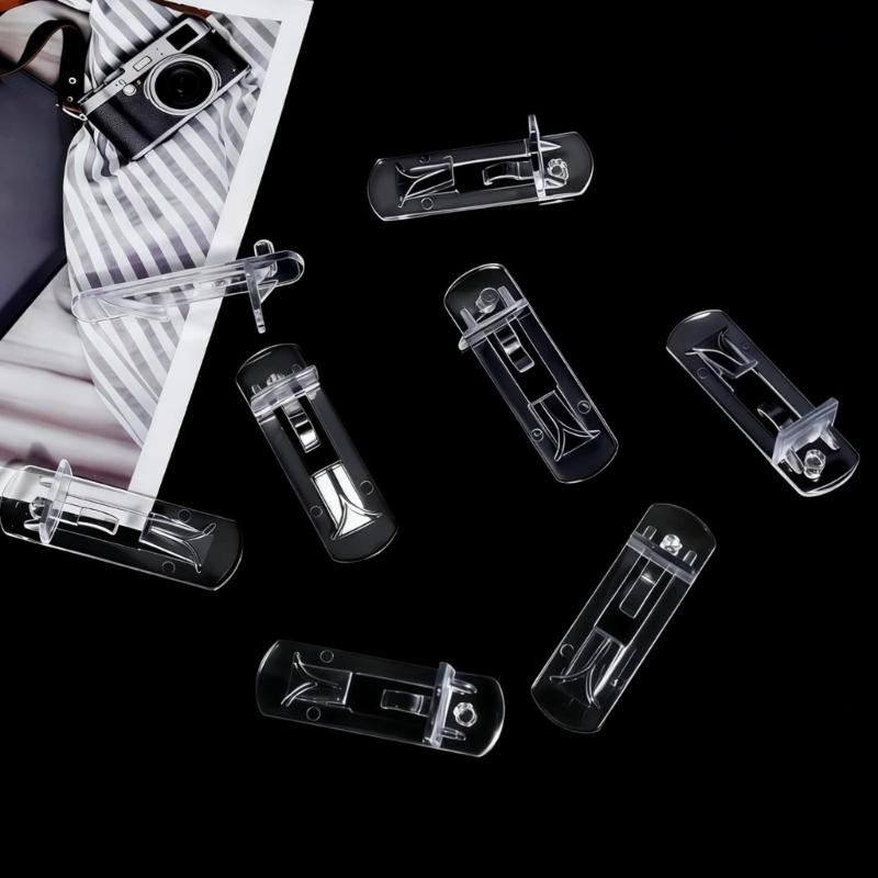 60pcs Plastic Shelf Brackets Compatibility with 3/4 In Thick Boards for Cabinet Shelves Features 5mm Diameter Holes