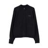 AFTERMATH Tweed Knit Full Zip Black