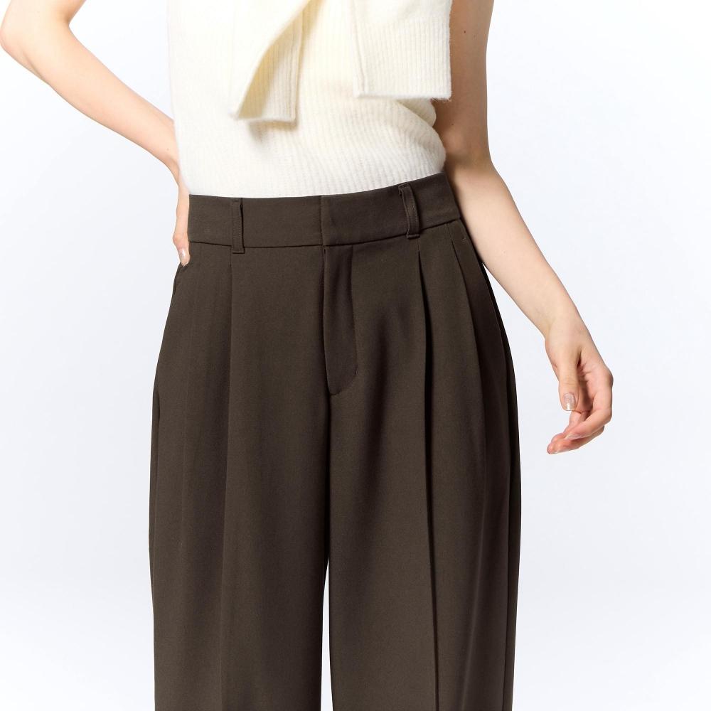 GU by Uniqlo Tuck Wide Pants  Standard Length 70.0 To 74.0 Cm 
