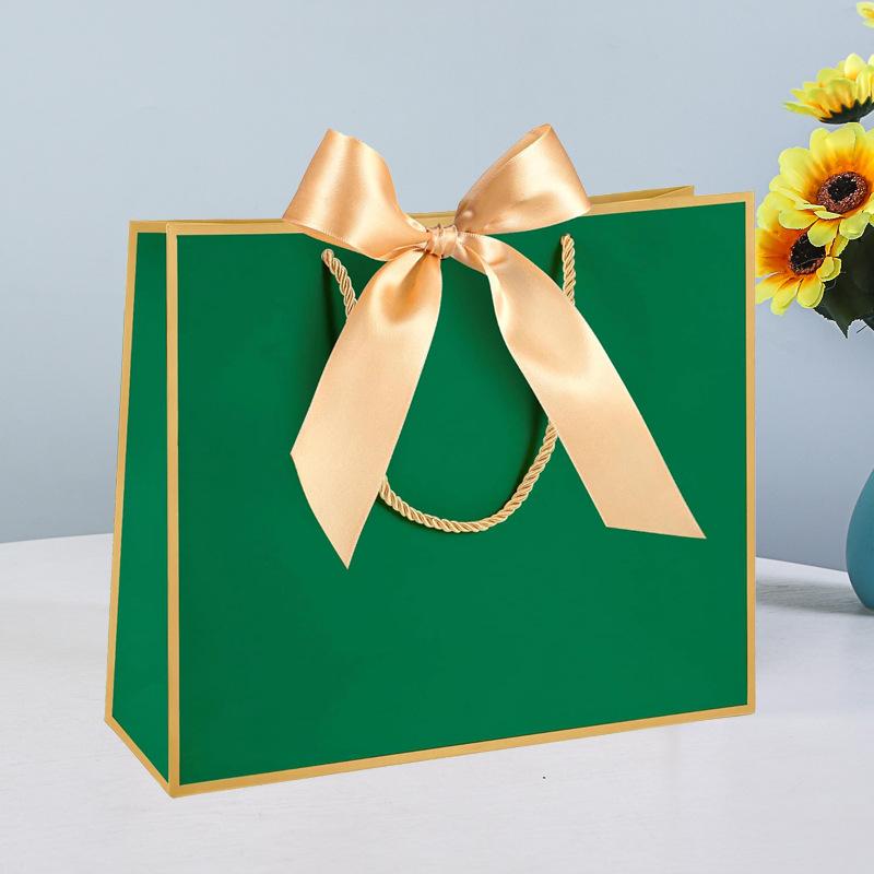 Gift, Cosmetic & Shopping Paper Bags with Bow Handles