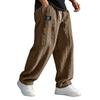 Herren Strick Jacquard Lässige Sporthosen, Lockere Gerade Tunnelzug Hosen mit Tasche, Frühling Sommer Passform, Europäischer Amerikanischer Stil, Vielseitig