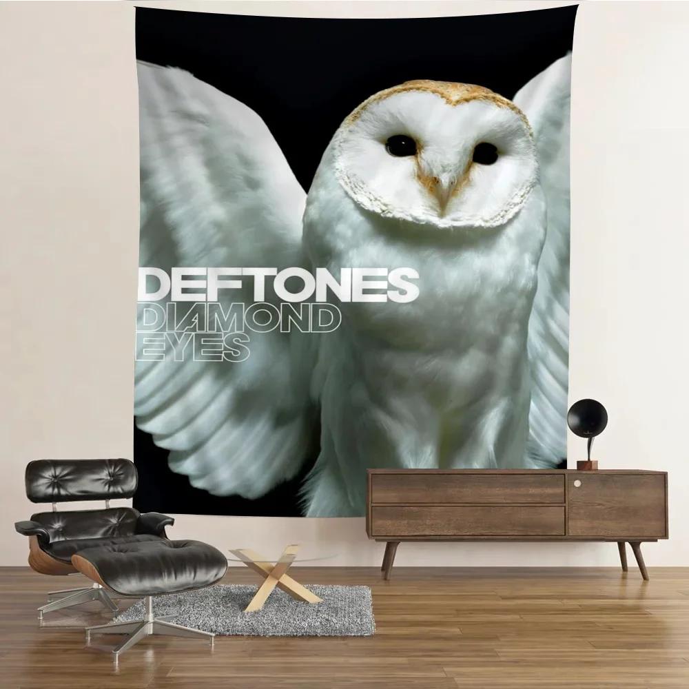 Cantante Hip Hop Star Deftones Appeso Arazzo Boemo Arazzi da Parete Boemi Mandala Kawaii Decorazione Stanza
