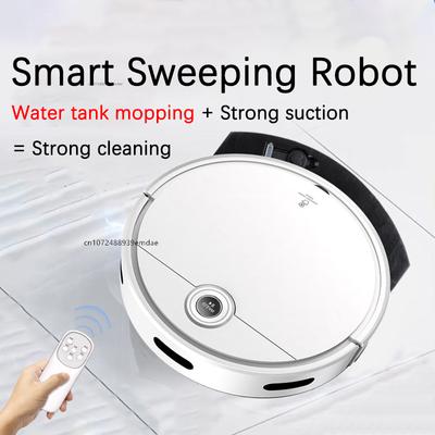 Robot odkurzający Inteligentne wiele trybów czyszczenia Odkurzacz do sierści zwierząt domowych Dywan podłogowy z lampą UV Zamiatarka Odkurzacz