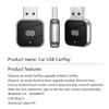 2 In 1 Smart Dongle AI Box Mini Adapter Wired To Wireless Carplay&Android Auto Compatible with 99% of Cars Plug and Play WiFi