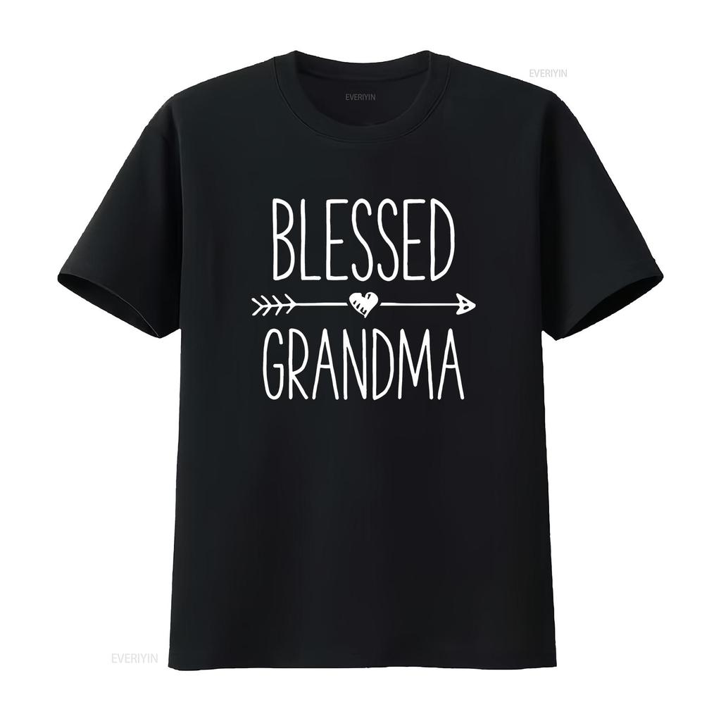 Blessed Grandma T shirt Grandmother Mother Moms Women vintage Washed Stretched Stylish Versatile Soft Slightly Unisex graphic