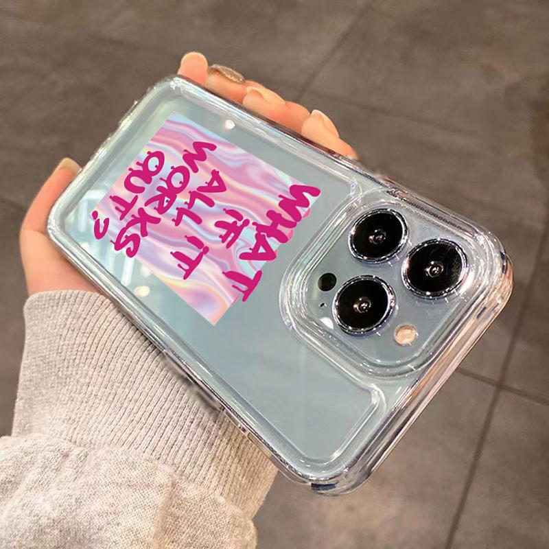 Colorful Maximalist More Amor Por Favor Phone Case For iPhone 17 16 15 Pro Max 14 13 12 11 7 8 Plus 17Air Transparent Soft Cover