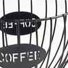 Suport Cafea Minimalist Antiderapant Golit Rezistent la Rugină Rezistent la Coroziune Capacitate Mare Fier Mâner Ergonomic Organizator K-Cup pentru Blat