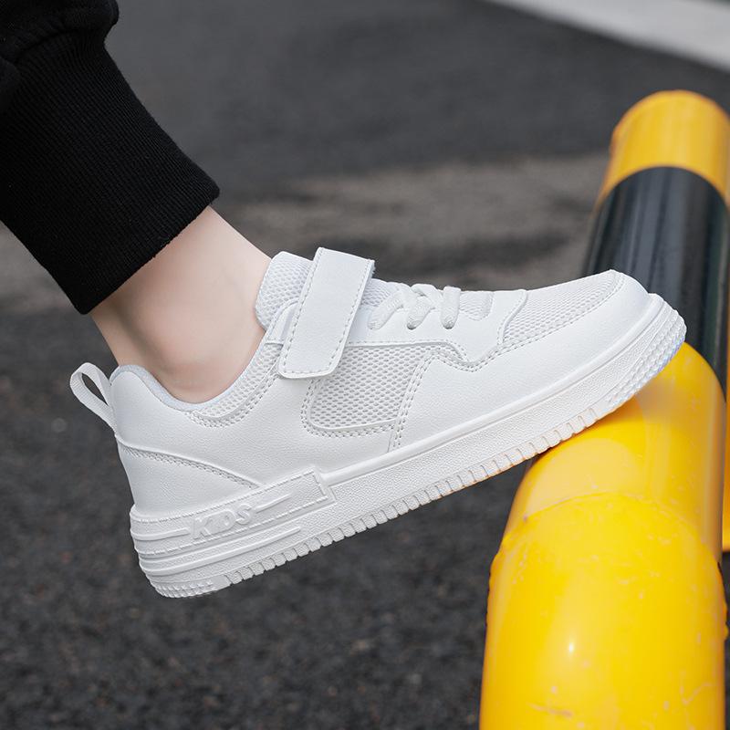 

Ченма прямые продажи студент подросток мальчики и девочки одинарная и двойная сетка нескользящие износостойкие дышащие кампус развитие белые кроссовки 40