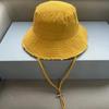 Fashion Fisherman Hats Foldable Bob Bucket Hat with Big Brim Sunscreen with Adjust Chin Rope Caps Beach Fishing Gorras Hat Women