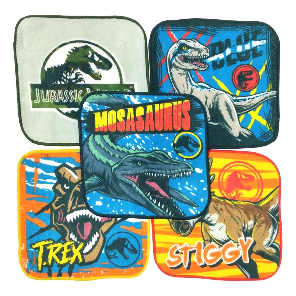 

Marushin Мини Юрский Юрский Боевой Персонаж Идеально для и Начальной 4985002800 Полотенца, Набор из 5 штук, Мировые Полотенца, Дошкольный, Детский сад,