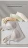 Women's Lace Edge Seamless Satin Bra - Minimizes Large Busts, Push-Up, Summer Thin, No Underwire, Comfortable & Breathable.