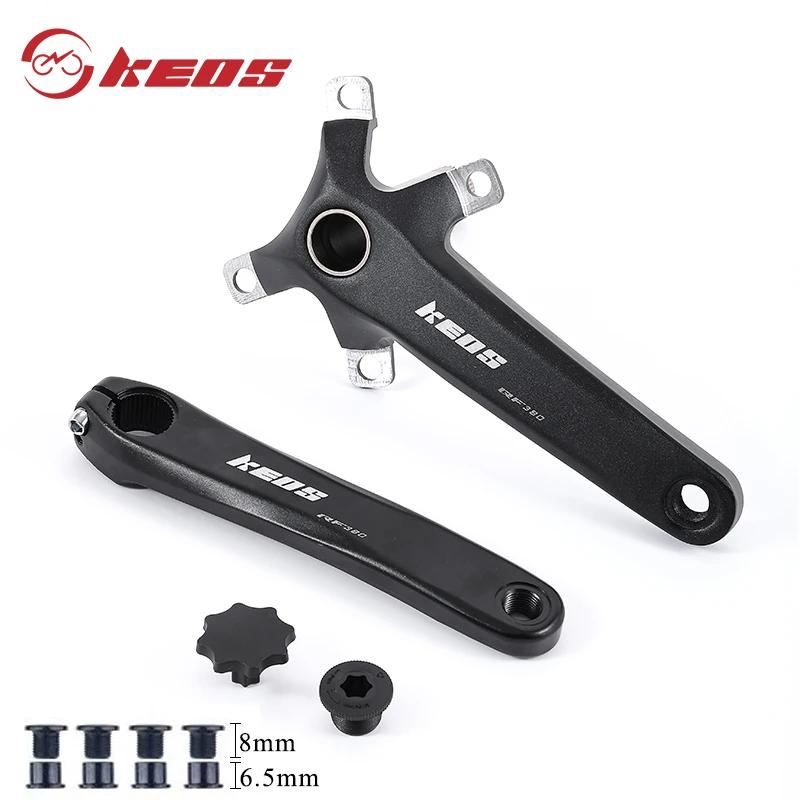KEOS Road Bicycle Crank Set Hollow Tech 165MM/170mm Aluminum Alloy Double Disc 50-34T Chainring Bike Accessories 165MM
