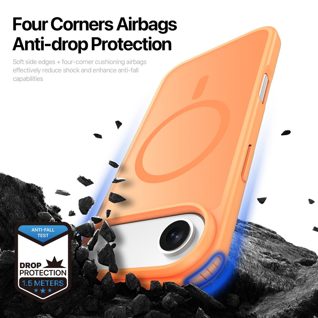 For iPhone 17 Air Case DUX DUCIS Yind Series PC+TPU Phone Cover Compatible with MagSafe