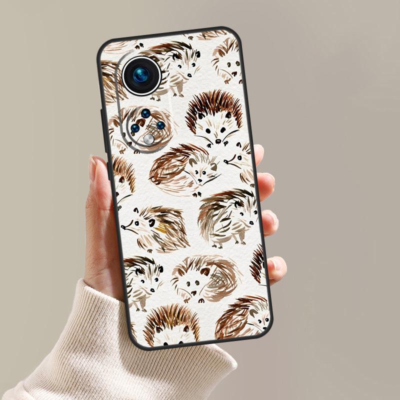 

Hedgehog and Balloon Case For Honor Magic 5 6 7 8 Pro 200 400 Lite 50 70 90 Win RT X8c X8b X9a X9b X9c X9d Cover Honor Magic5 Pro