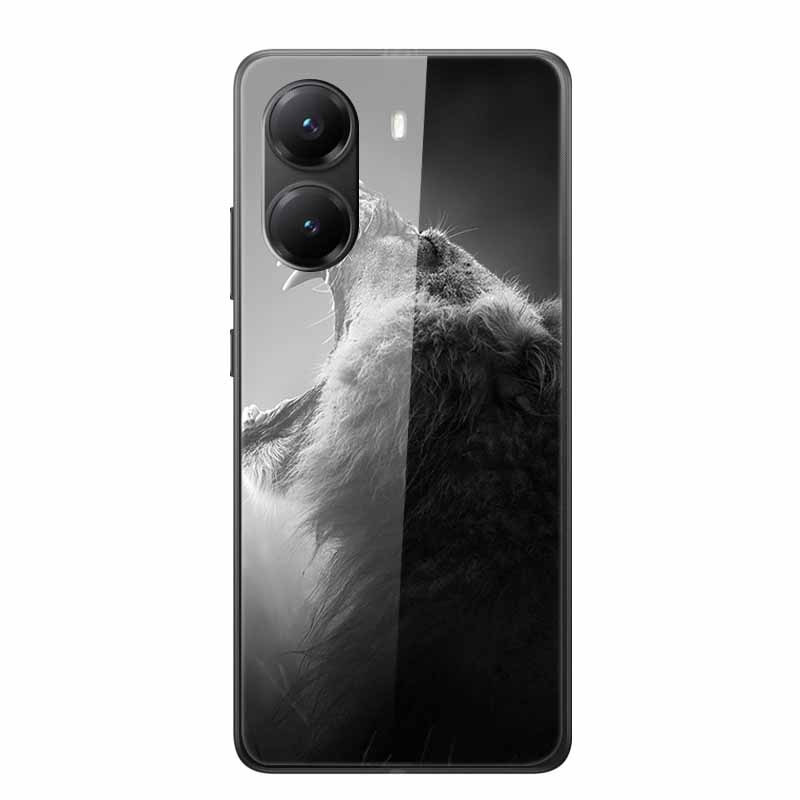 Tempered Glass Case For Xiaomi Poco X7 Pro Case Hard Glass Back Cover Soft TPU Bumper For Redmi Turbo 4 Phone Case X7Pro Turbo4