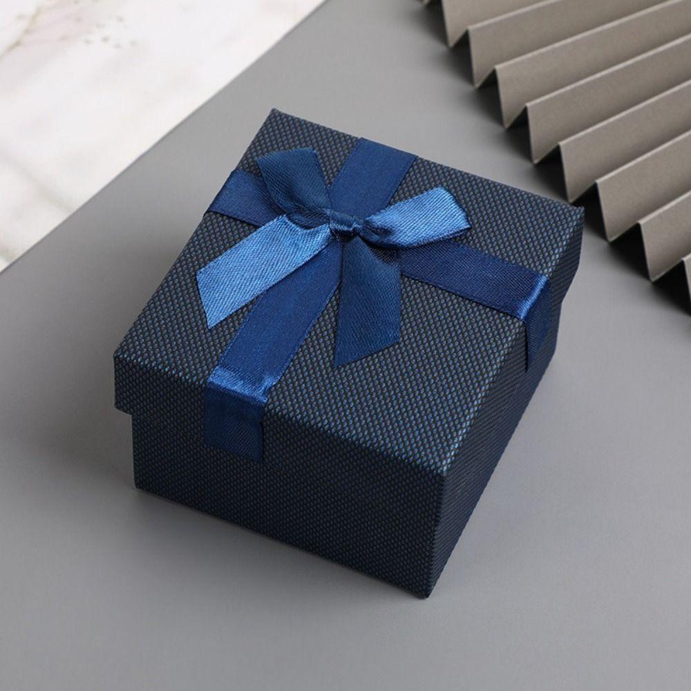 Dustproof Gift Packing Box Bowknot Design Gift Show Case Jewelry Packing Case Gift