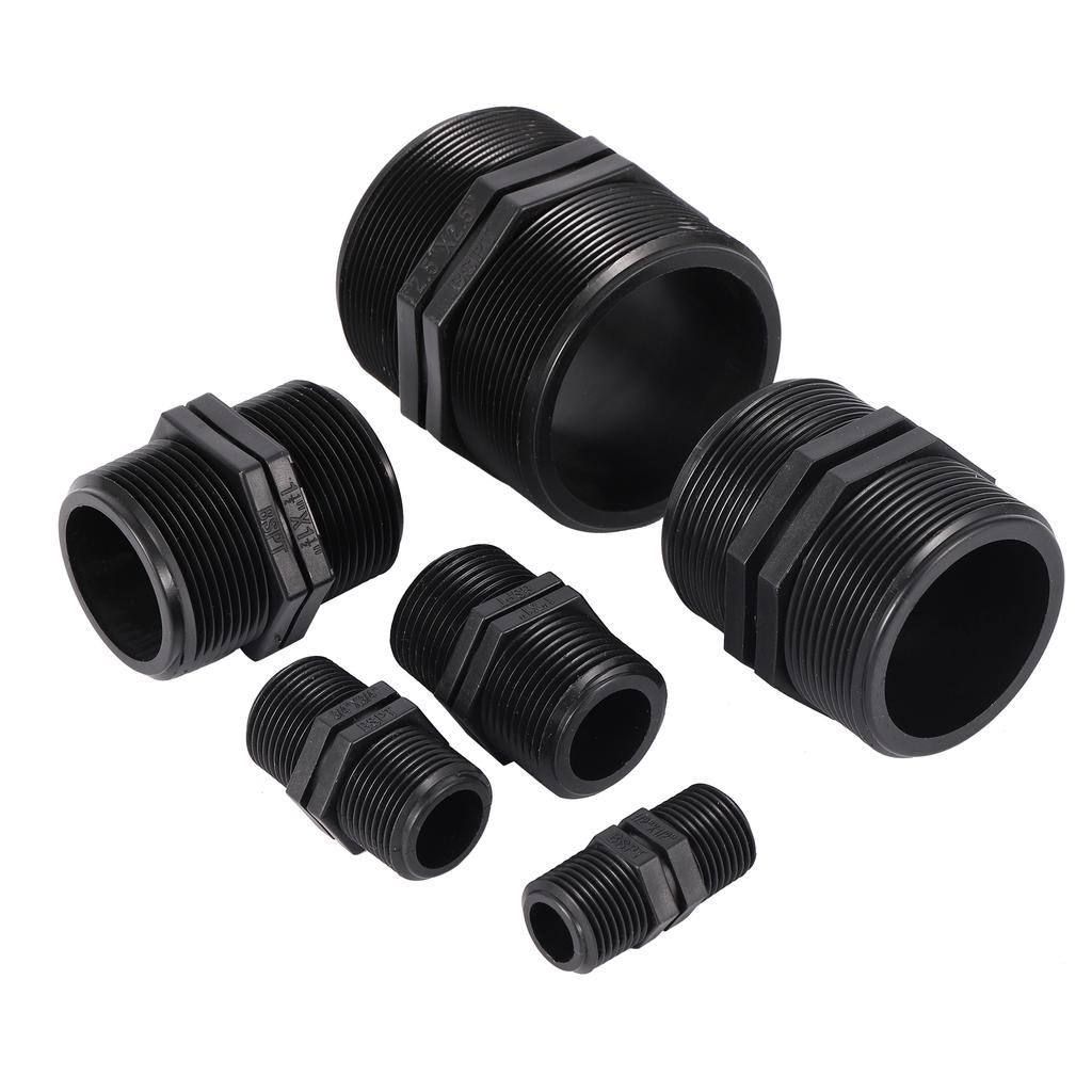 BSP Male Equal Adapter 1/2"3/4" 1"-2.5" Garden Irrigation Water Fitting Hose Barb to Pipe Fittings Aquarium Fish Tank Fittings