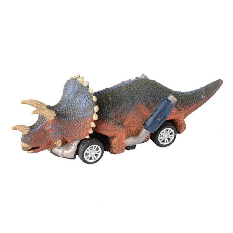Lebhaftes Dinosaurier-Autos Rückziehspielzeug-Set für Kinder mit Bumerang-Aktion