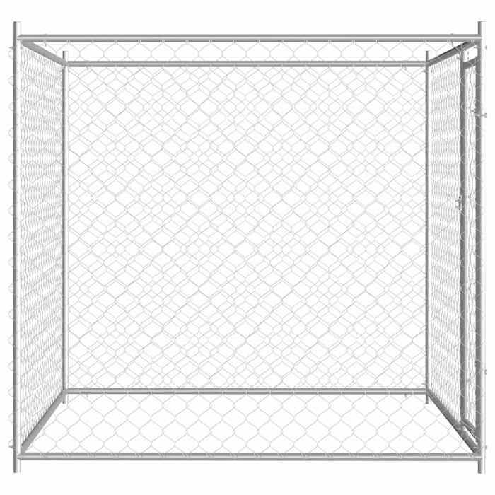 VidaXL Chenil d'Extérieur pour Chiens Enclos Cage Chiots Animaux Extérieur 145027