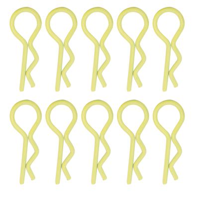 10Pcs RC Car Shell Clip RShape Metal Body Clips Pins for 1 5 1 6 1 8 1 10 RC Car