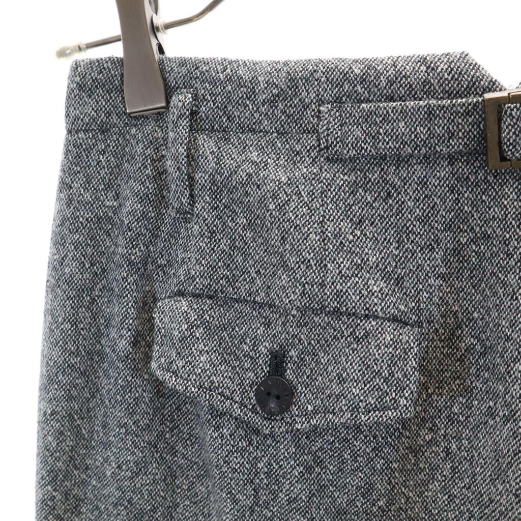 LANVIN Made in Japan Wool Blend Tapered pants 38 Gray Women Used