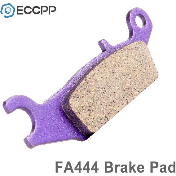 ECCPP Brake Pads Fit for Yamaha Grizzly 550 YFM550 2009-2014, for Yamaha Grizzly 700 YFM700 2007-2022, FA444 Front and Rear Replacement Brake Pads