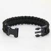 Pulsera de supervivencia con cordón de paracaídas, pulsera de Paracord para senderismo de emergencia, Kit de hebilla, pulsera de cuerda