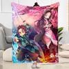 Nezuko Kamado's Journey Blankets Are Suitable for Living Rooms,making Them an Ideal Choice for Outdoor Travel and Gifts.