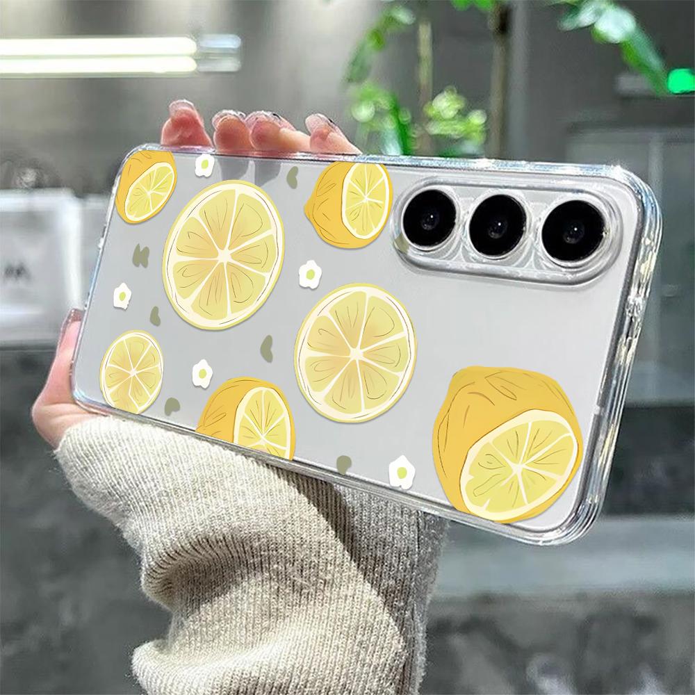 Slim Soft Phone Case For Samsung Note 20 Note 20 Ultra Note10 Note10 Plus M23 5G F23 5G M53 5G Lemon Slices Anti-Drop Cover
